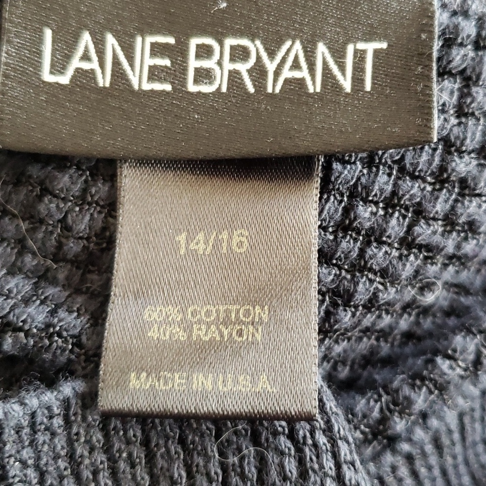 Lane Bryant Black Shrug Cropped Cardigan - Picture 5 of 5
